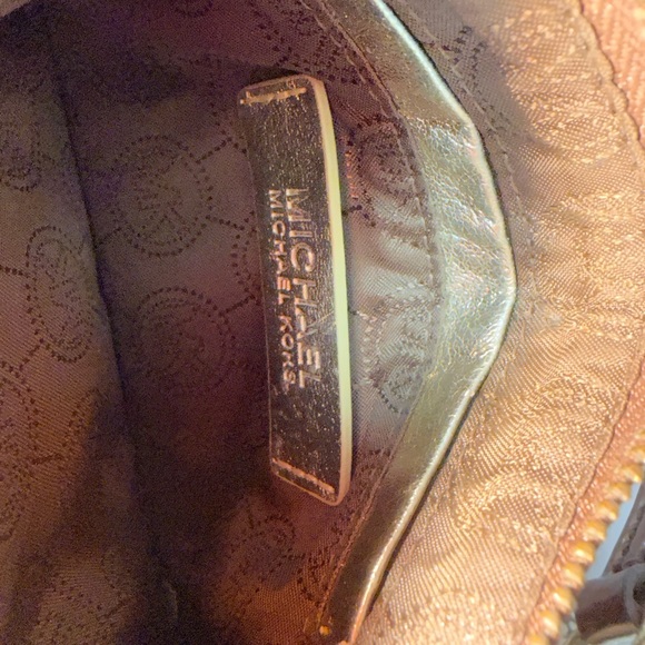 Michael Kors Metallic Brown Wristlet - Picture 6 of 6